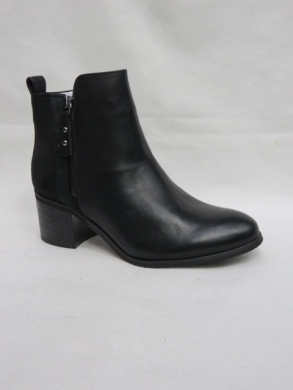 Botki damskie ocieplane na obcasie (36-41) C702 BLACK