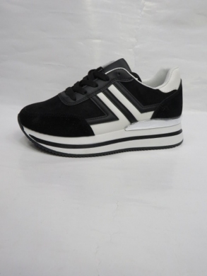 Buty sportowe damskie na płaskim (36-41) 8910 BLACK