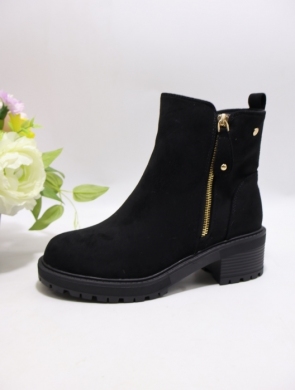 Botki damskie na obcasie (36-41) V901 BLACK