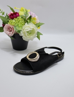 Sandały damskie na płaskim (36-41) 9301 BLACK