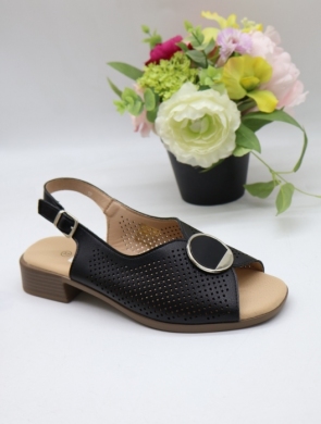 Sandały damskie na obcasie (36-41) 6883 BLACK