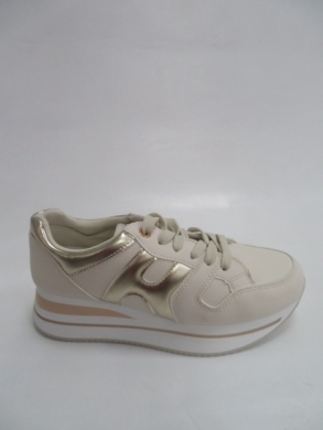 Buty sportowe damskie na płaskim (36-41) 1733 BEIGE