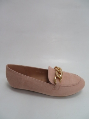 Mokasyny damskie na płaskim (36-41) 22-269 PINK