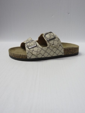 Klapki damskie na płaskim (36-41) FRS-59 L.BEIGE