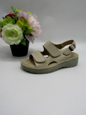 Sandały damskie na płaskim (36-41) 2302-3 BEIGE