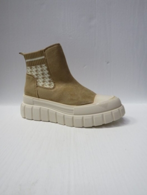 Botki damskie na płaskim (36-41) 0-235 KHAKI