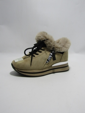 Buty sportowe damskie ocieplane (36-41) XBC-24506 KHAKI