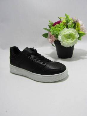 Buty sportowe damskie na płaskim (36-41) DN87-1 BLACK/WHITE