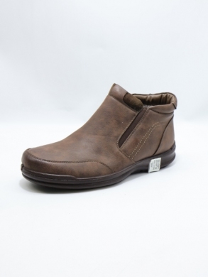Botki męskie ocieplane (40-46) 2622-2 BROWN