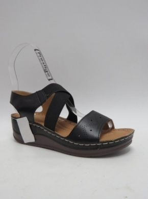 Sandały damskie na koturnie (36-41) N21-797 BLACK