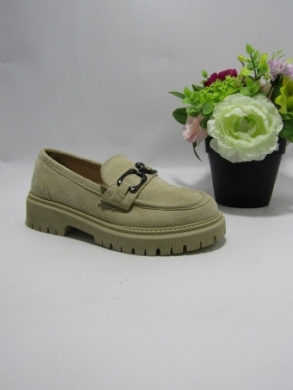 Mokasyny damskie na płaskim (36-41) E7211-13 BEIGE