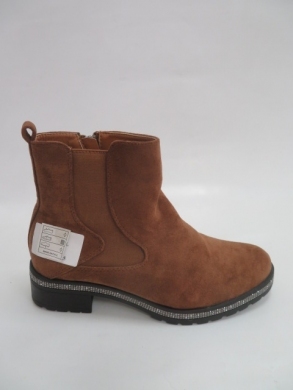 Botki damskie jesienne na płaskim (36-41) 555 CAMEL