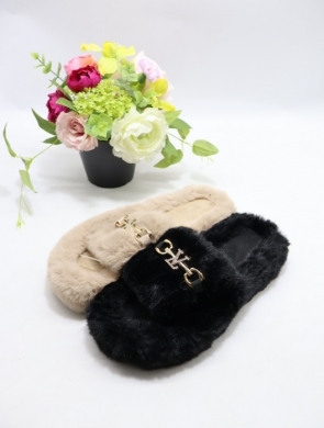 Kapcie damskie ocieplane (36-41) 619 MIX