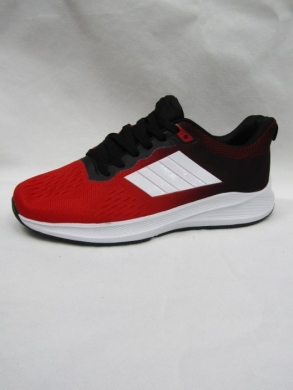 Buty sportowe męskie (40-45) SM132-4 RED/BLA