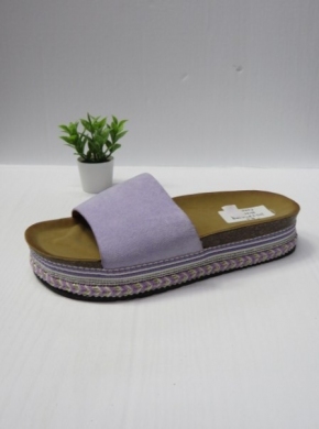 Klapki damskie na koturnie (36-41) 202-2 PURPLE