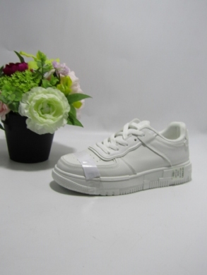 Buty sportowe damskie na płaskim (36-41) 36713-8 WHITE