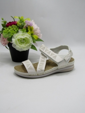 Sandały damskie na płaskim (36-41) KS-9108 WHITE