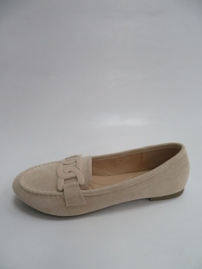 Mokasyny damskie na płaskim (36-41) 3632 BEIGE