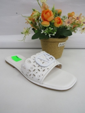 Klapki damskie na płaskim (36-41) 5269 WHITE