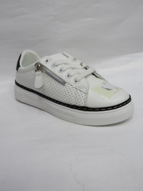 Buty sportowe damskie na płaskim (36-41) XHBD-125 WHITE