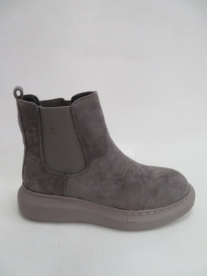 Botki damskie jesienne na płaskim (36-41) NC1069 GREY