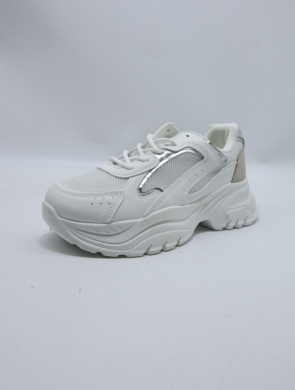 Sneakersy damskie (36-41) WW098 WHITE