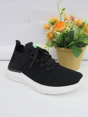 Buty sportowe damskie na płaskim (36-41) V8073-1 BLACK