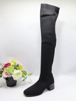 Kozaki damskie na obcasie (36-41) RQ465 BL