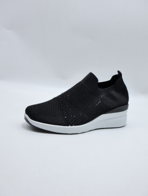 Buty sportowe damskie na koturnie (36-41) NB-11 BLACK