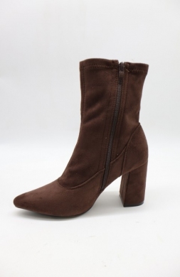 Botki damskie na obcasie (36-41) HBL-58 COFFE/SU