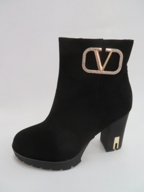 Botki damskie jesienne na obcasie (36-41) NS165 BLACK