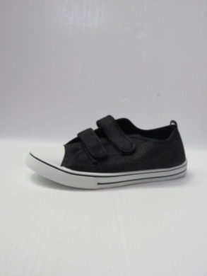 Trampki damskie na płaskim (36-41) 3713-1 BLACK