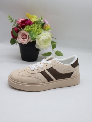Buty sportowe damskie na płaskim (36-41) BK301 BEI