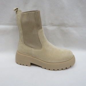 Botki damskie na płaskim (36-41) JJ27 BEIGE