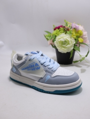 Buty sportowe damskie na płaskim (36-41) XHB-200 WH/BLUE