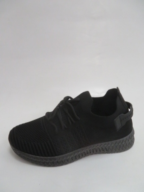 Buty sportowe damskie na płaskim (36-41) W065 BLACK
