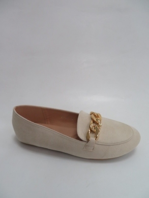 Mokasyny damskie na płaskim (36-41) 22-269 BEIGE
