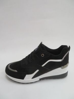 Buty sportowe damskie na koturnie (36-41) XN-113 BLACK