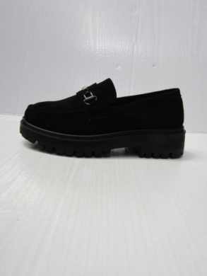 Mokasyny damskie na płaskim (36-41) 8850 BLACK/MIC