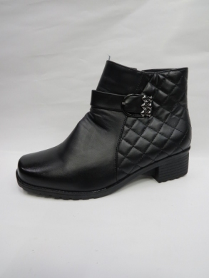Botki damskie ocieplane na obcasie (37-42) AT3009 BLACK