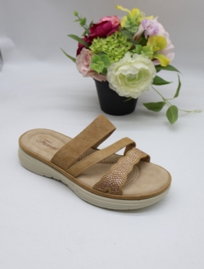 Klapki damskie na płaskim (36-42) 21852-5 L.CAMEL