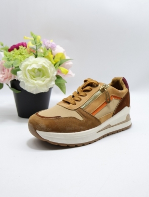 Buty sportowe damskie na płaskim (36-41) 8785-SP CAMEL
