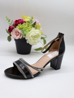Sandały damskie na obcasie (36-41) 6286 BLACK