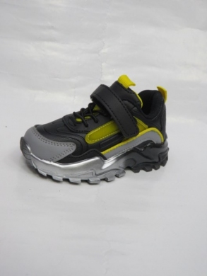 Buty sportowe chłopięce (21-25) F-78 BLACK/YELLOW