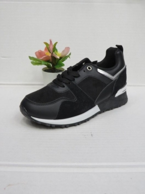 Buty sportowe damskie na płaskim (36-41) AB969 BLACK
