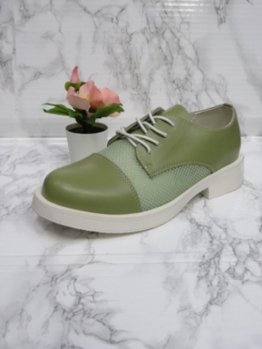 Półbuty damskie na płaskim (36-41) A21-8313 GREEN