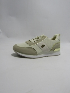 Buty sportowe damskie na płaskim (36-41) J-176 BEIGE