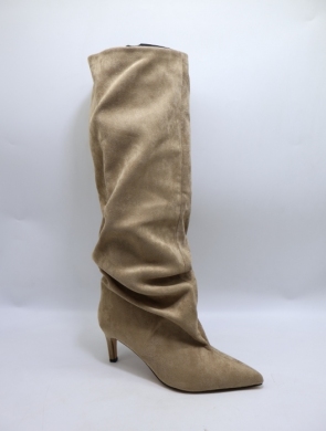 Kozaki damskie na szpilce (36-41) K683 KHAKI