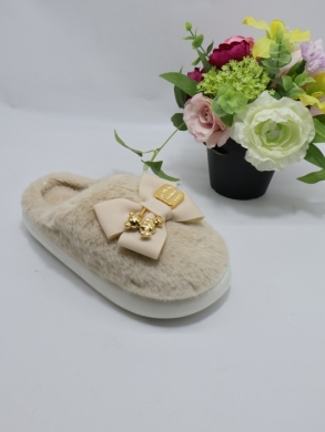 Kapcie damskie ocieplane (36-41) SP52-3 BEIGE