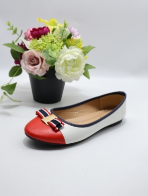 Baleriny damskie (36-41) 6202 WHITE
